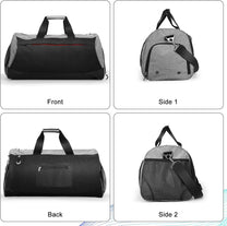 Waterproof 30L Sports Duffel Bag With Shoe Compartment And Wet Pocket
