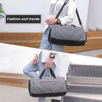 Waterproof 30L Sports Duffel Bag With Shoe Compartment And Wet Pocket