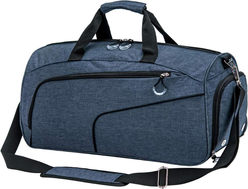 Waterproof 35L Sports Bag With Shoe Compartment And Wet Pocket