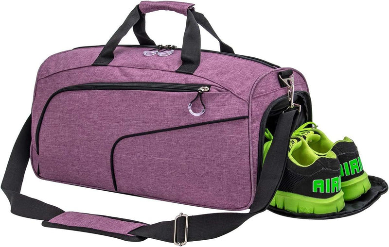 Waterproof 35L Sports Bag With Shoe Compartment And Wet Pocket