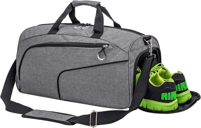Waterproof 35L Sports Bag With Shoe Compartment And Wet Pocket