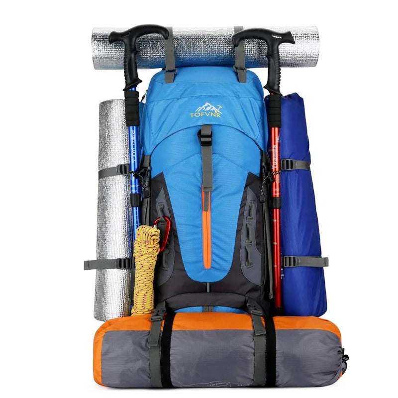 Waterproof 45L Outdoor Backpack With Hip Bag