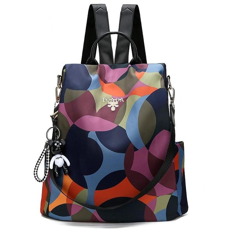 Waterproof Anti-Theft Backpack With Hidden Back Access And Multiple Pockets