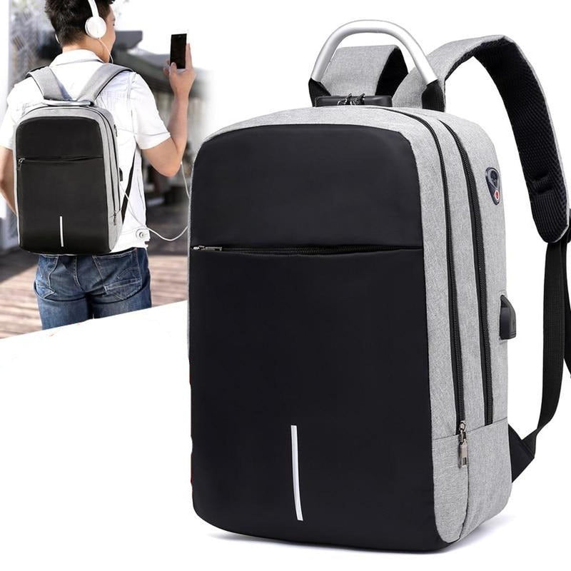 Waterproof Anti-Theft Backpack With USB Charging Port