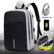 Waterproof Anti-Theft Backpack With USB Charging Port