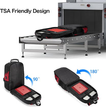 Waterproof Anti-Theft Laptop Backpack With USB Port For 17.3&quot; Laptops