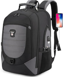 Waterproof Anti-Theft Laptop Backpack With USB Port For 17.3&quot; Laptops