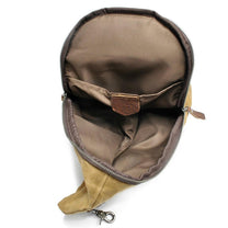 Waterproof Canvas Crossbody Bag With Anti-Theft Pocket