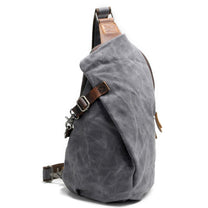 Waterproof Canvas Crossbody Bag With Anti-Theft Pocket