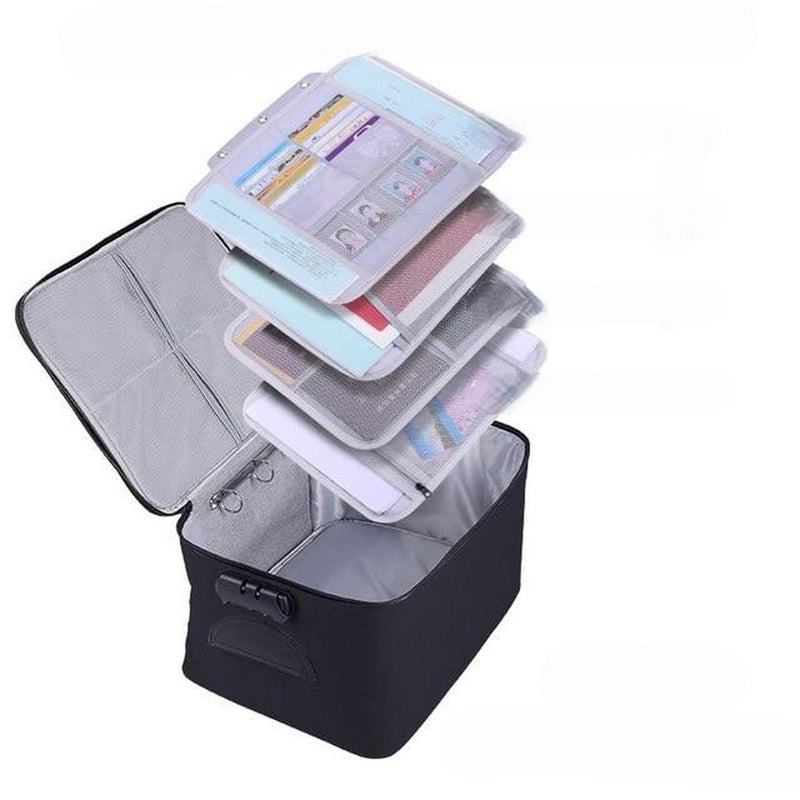 Waterproof Document Storage Box With Combination Lock - Buy 1, Get 1 Free