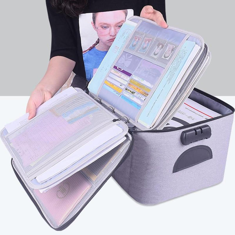 Waterproof Document Storage Box With Combination Lock - Buy 1, Get 1 Free