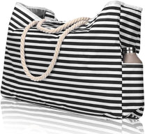 Waterproof Extra Large Beach Tote Bag With Bonus Travel Pouch