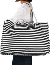 Waterproof Extra Large Beach Tote Bag With Bonus Travel Pouch