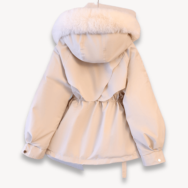 Waterproof Faux Fur Lined Women&#39;s Parka Jacket
