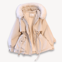 Waterproof Faux Fur Lined Women&#39;s Parka Jacket