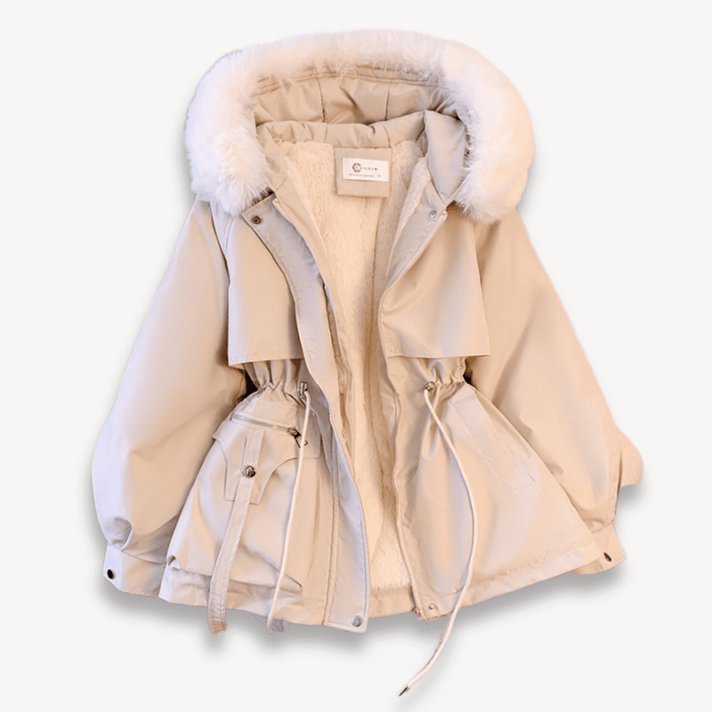 Waterproof Faux Fur Lined Women&#39;s Parka Jacket