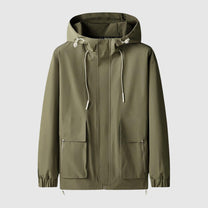 Waterproof Full Zip Hooded Jacket for Men