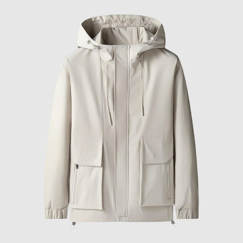 Waterproof Full Zip Hooded Jacket for Men