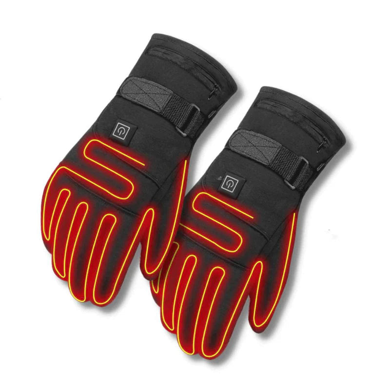 Waterproof Heated Winter Gloves With Touchscreen Compatibility