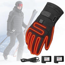 Waterproof Heated Winter Gloves With Touchscreen Compatibility
