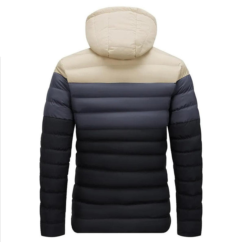 Waterproof Insulated Gradient Puffer Jacket