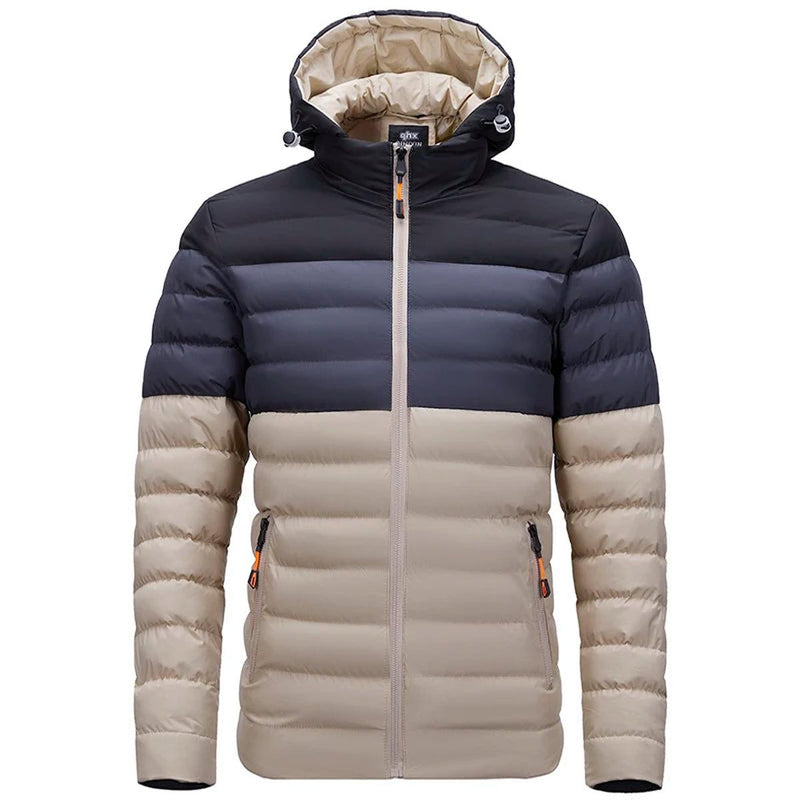 Waterproof Insulated Gradient Puffer Jacket