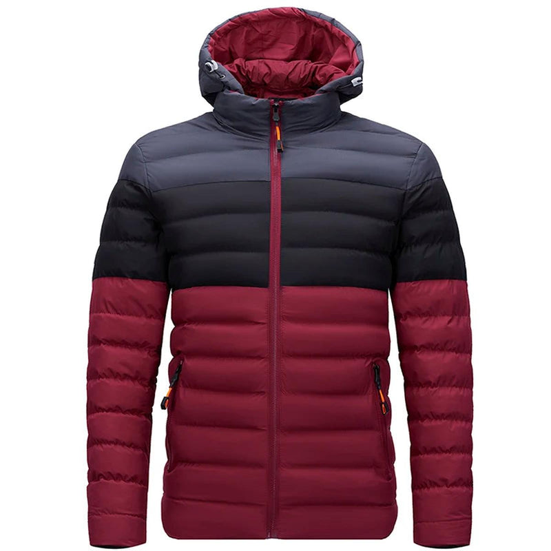 Waterproof Insulated Gradient Puffer Jacket