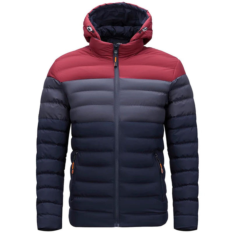 Waterproof Insulated Gradient Puffer Jacket