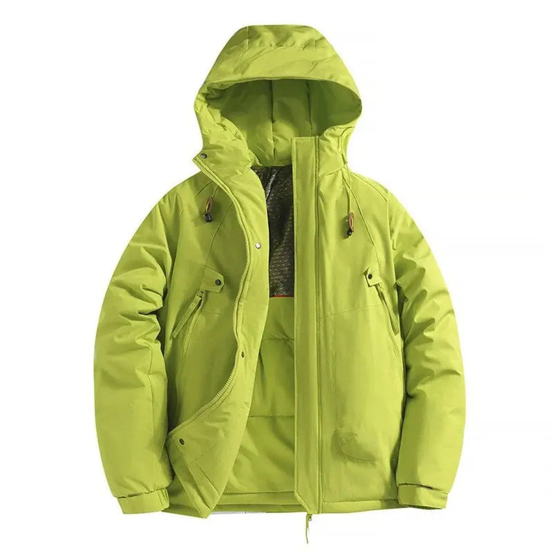 Waterproof Insulated Hooded Jacket For Men