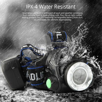 Waterproof LED Headlamp With Zoom &amp; Rechargeable Battery For Outdoor Activities