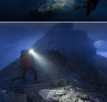 Waterproof LED Headlamp With Zoom &amp; Rechargeable Battery For Outdoor Activities