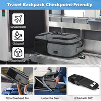 Waterproof Laptop And Lunch Backpack With USB Charging Port