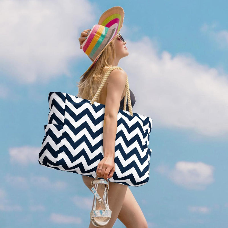 Waterproof Large Bag With Zip Closure For Work And Leisure