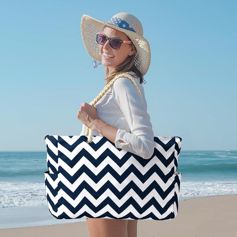 Waterproof Large Bag With Zip Closure For Work And Leisure