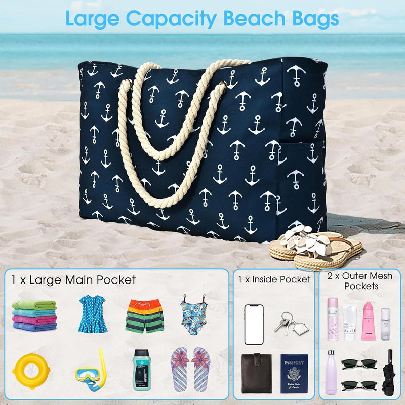 Waterproof Large Bag With Zip Closure For Work And Leisure