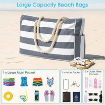 Waterproof Large Bag With Zip Closure For Work And Leisure