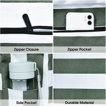 Waterproof Large Bag With Zip Closure For Work And Leisure