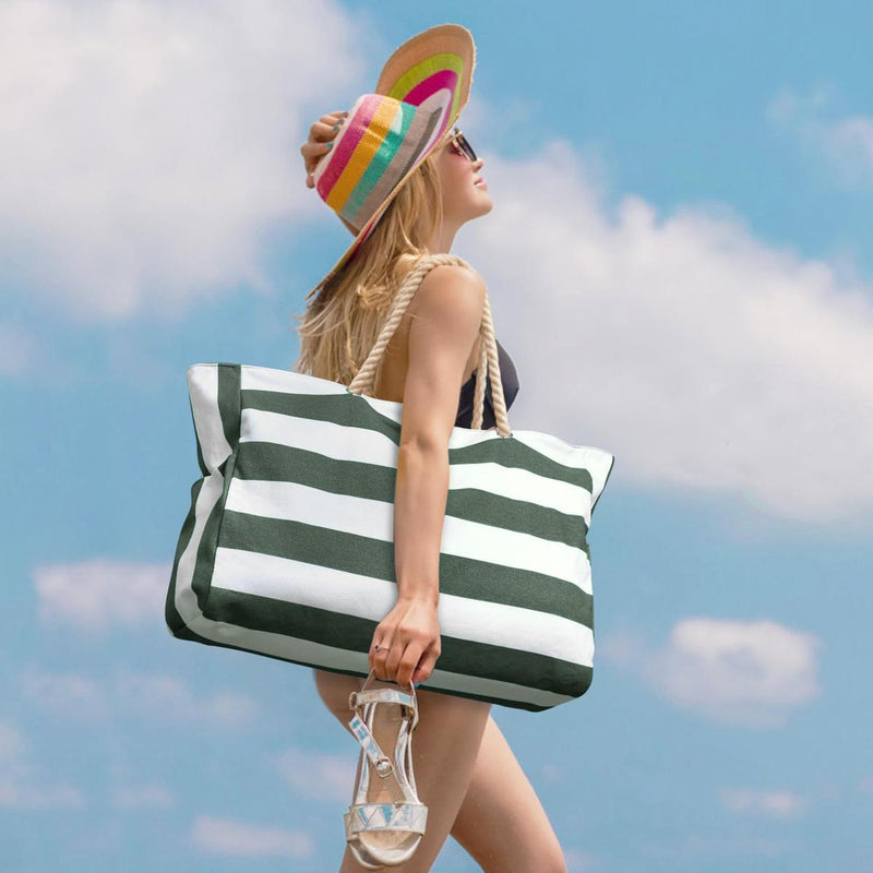 Waterproof Large Bag With Zip Closure For Work And Leisure