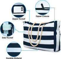 Waterproof Large Bag With Zip Closure For Work And Leisure