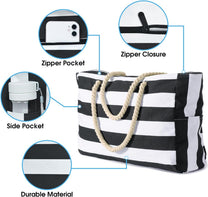 Waterproof Large Bag With Zip Closure For Work And Leisure