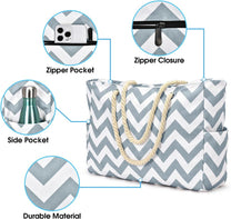 Waterproof Large Bag With Zip Closure For Work And Leisure