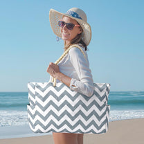 Waterproof Large Bag With Zip Closure For Work And Leisure