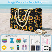 Waterproof Large Bag With Zip Closure For Work And Leisure