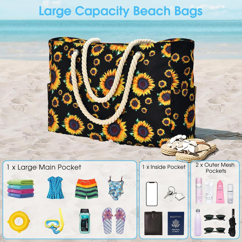 Waterproof Large Bag With Zip Closure For Work And Leisure