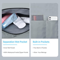 Waterproof Large Bag With Zip Closure For Work And Leisure