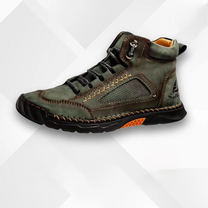 Waterproof Men&#39;s Ankle-High Shoes With Slip-Resistant Sole