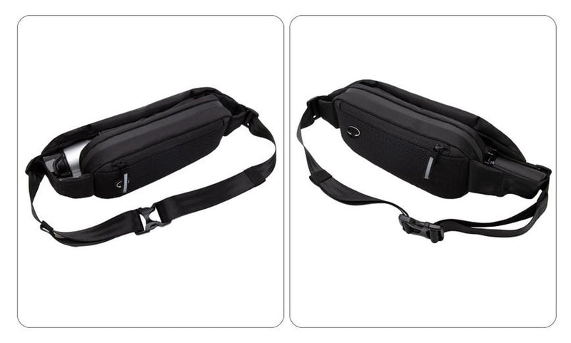 Waterproof Multi-Pocket Belt Bag - 2 For 1 Hands-Free Travel And Sports Accessory