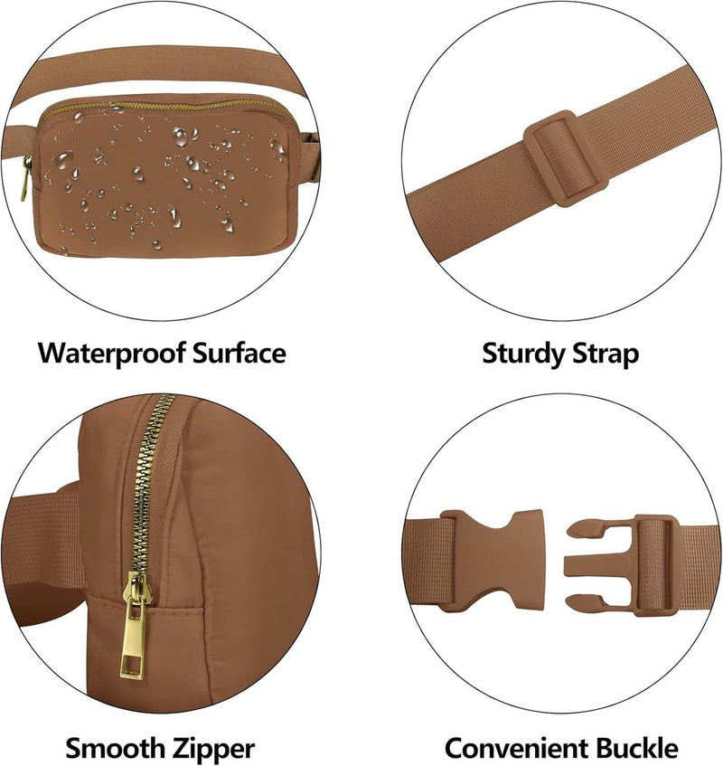 Unisex Waterproof Multi-Pocket Waist Bag With Adjustable Strap (1+1 Free Offer)