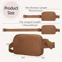 Unisex Waterproof Multi-Pocket Waist Bag With Adjustable Strap (1+1 Free Offer)