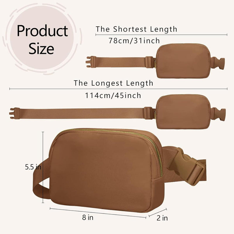 Unisex Waterproof Multi-Pocket Waist Bag With Adjustable Strap (1+1 Free Offer)